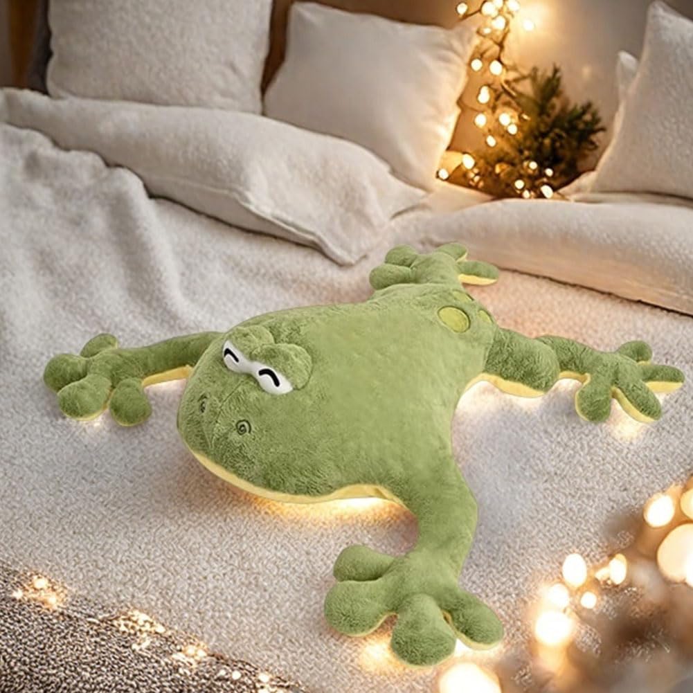 Giant Frog Plush Pillow Toy for Kids
