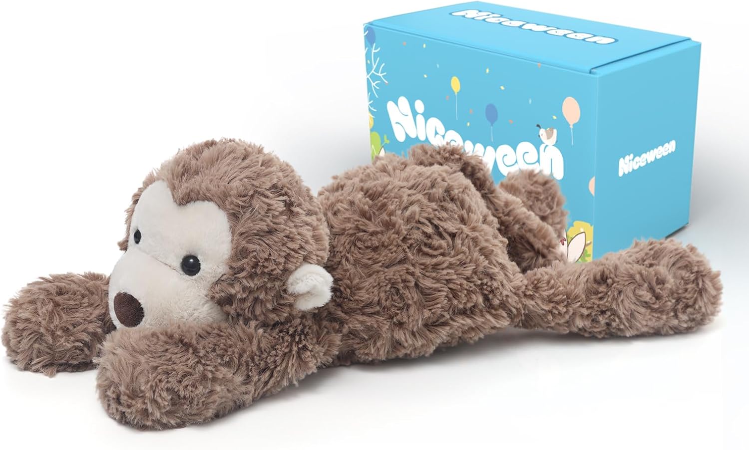 Soft Monkey Plush Pillow Stuffed Animal Toy