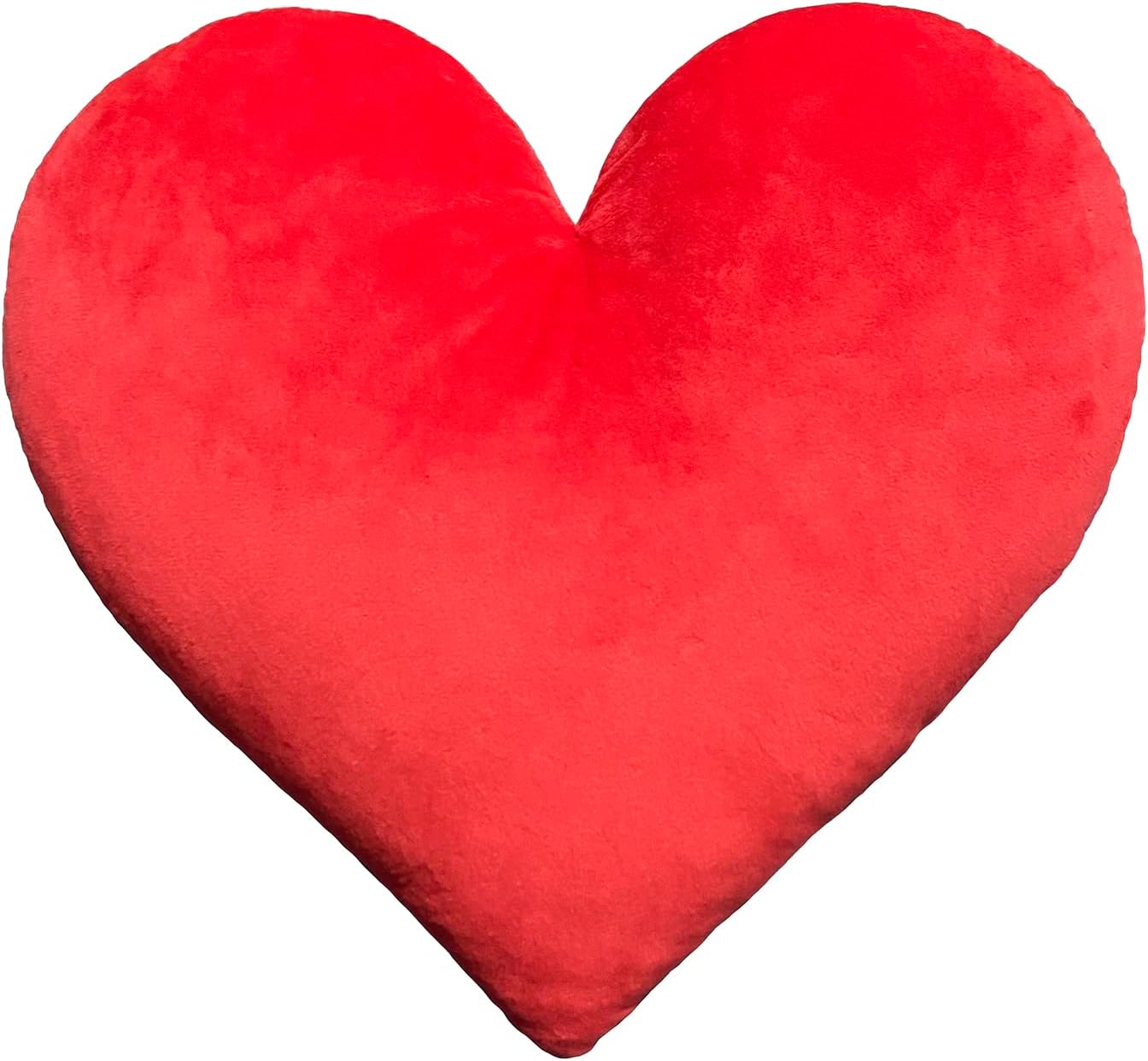 EvZ Emoji Heart Plush Pillow 32cm Red