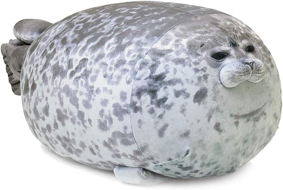 YOZATIA Chubby Seal Pillow Giant Plush Hugging Pillow
