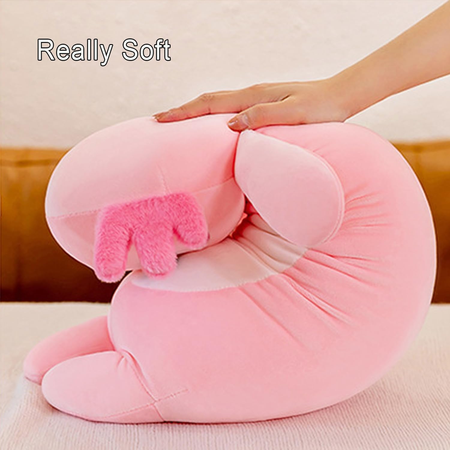 Pink Axolotl Plush Pillow 65cm