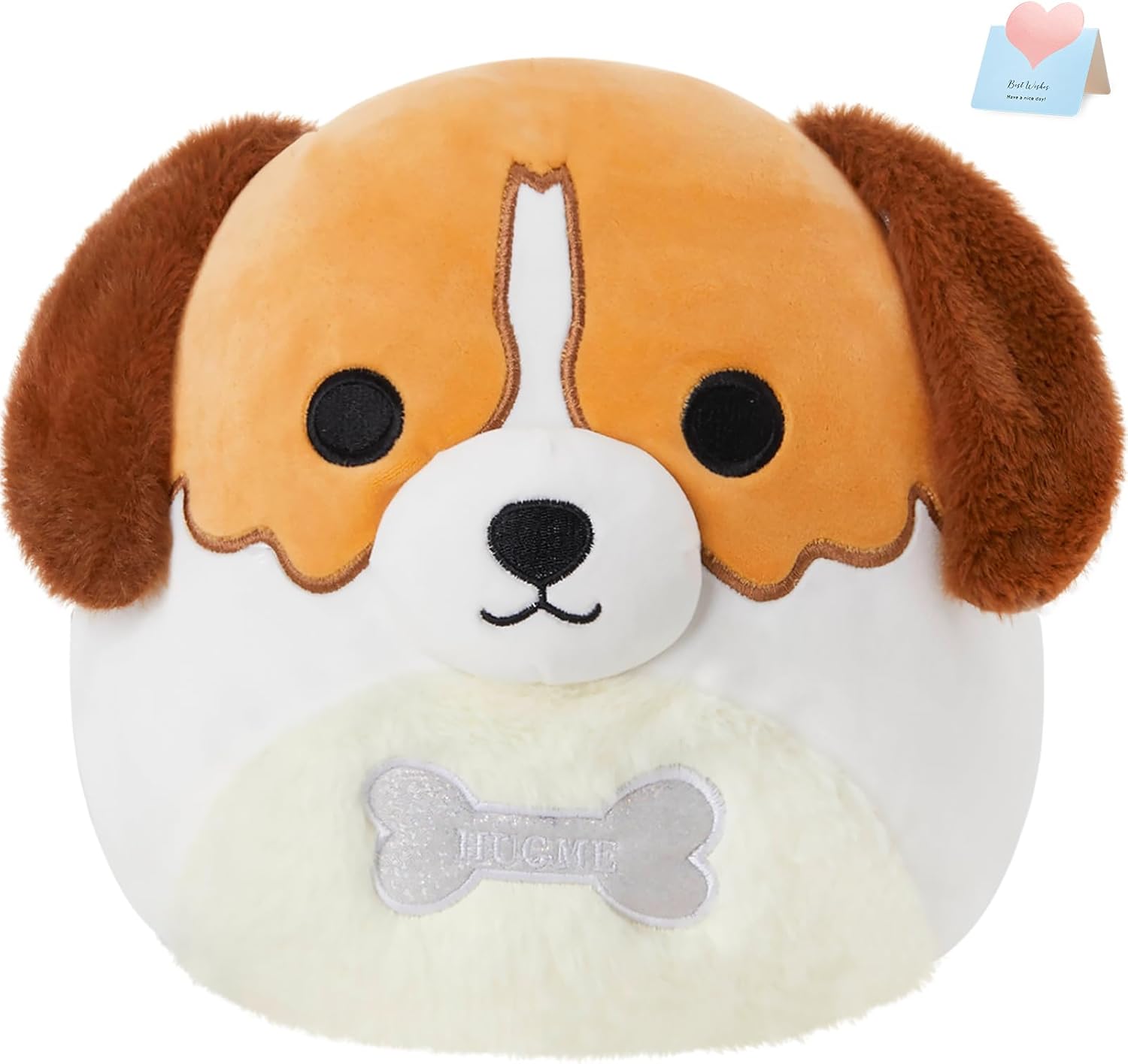 10 Inch Beagle Dog Plush Pillow