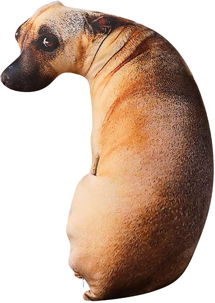 Realistic Dog Plush Pillow for Kids and Dog Lovers