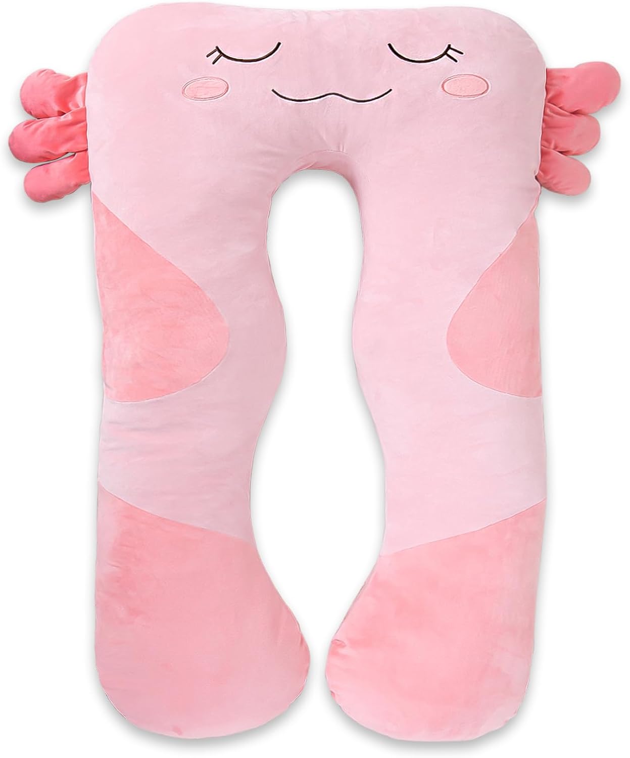 47x23 Inch U Shaped Plush Body Pillow for Kids