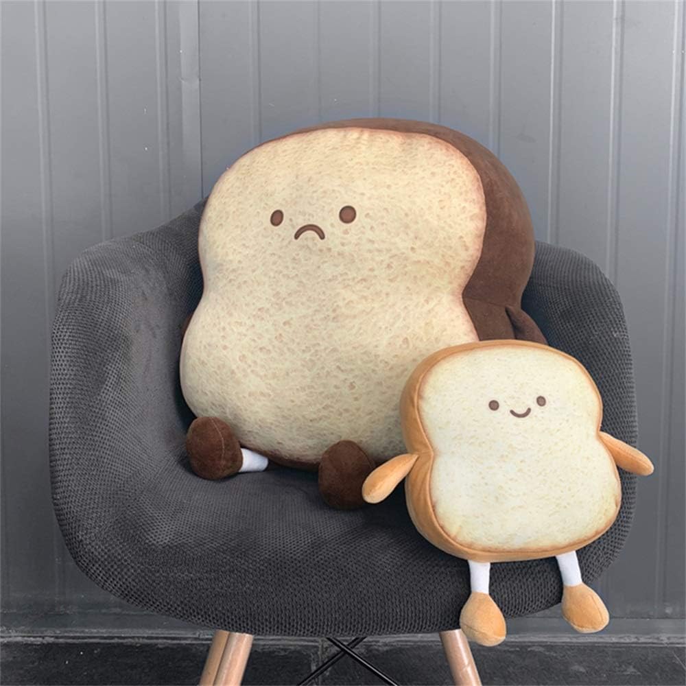 Funny Toast Bread Plush Pillow Toy