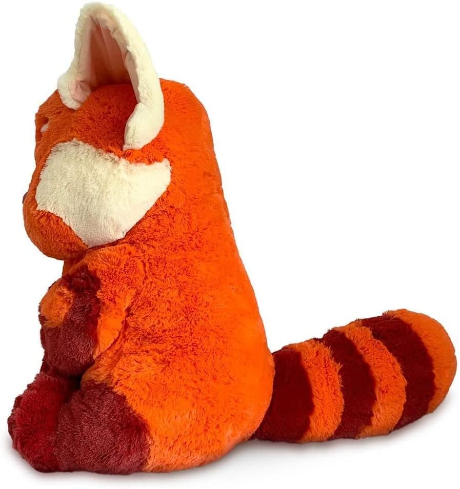 Red Plush Panda Toy Stuffed Pillow