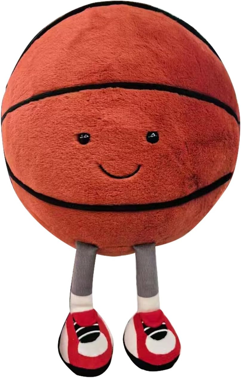 Cute Basketball Plush Toy for Kids Room Decor