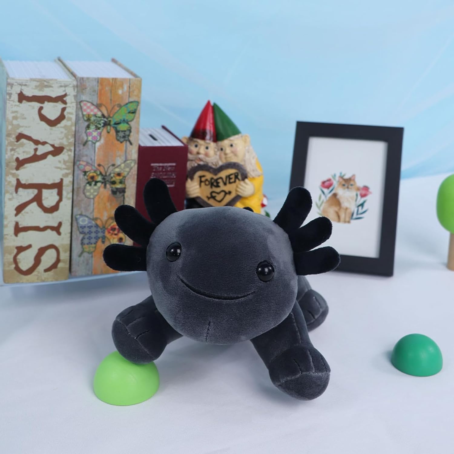 1102 Inch Gray Axolotl Plush Pillow