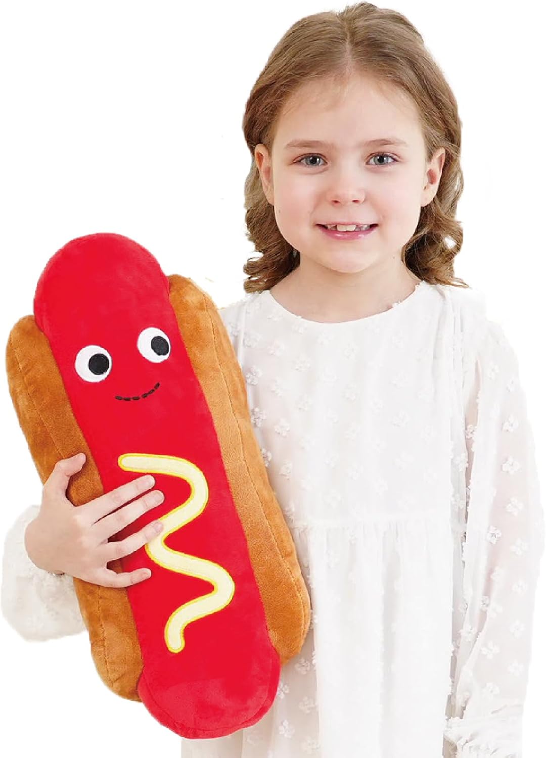 Hot Dog Plush Pillow 177 Inch Soft Stuffed Toy