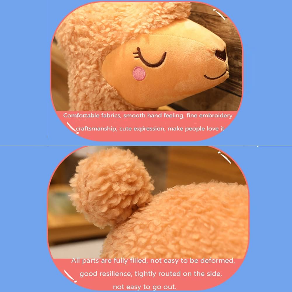 Soft Plush Alpaca Pillow for Hugging