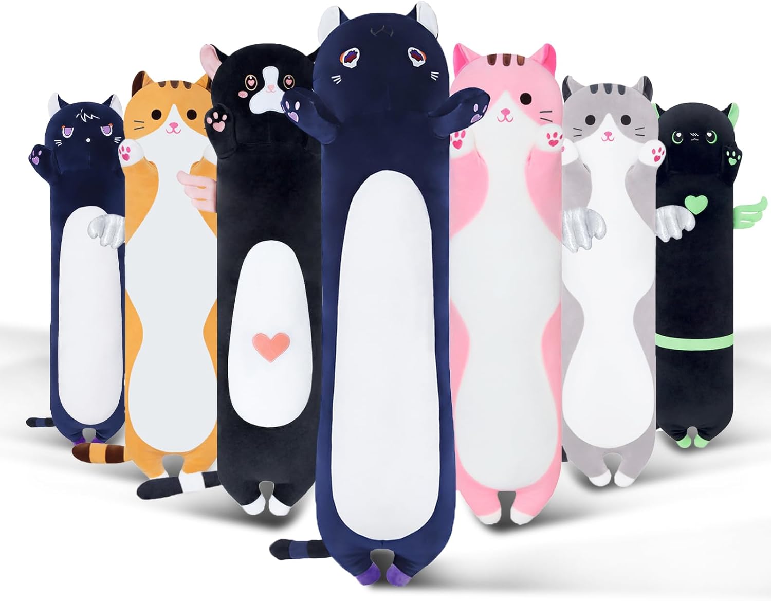 Long Cat Plush Body Pillow for Kids 1