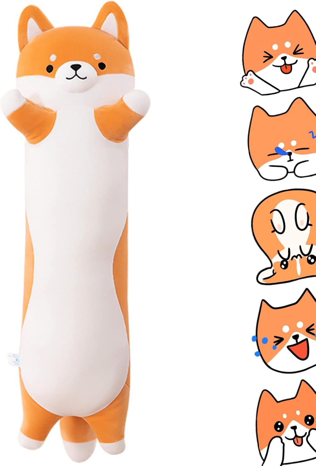 Shiba Inu Plush Pillow Toy for Kids and Adults