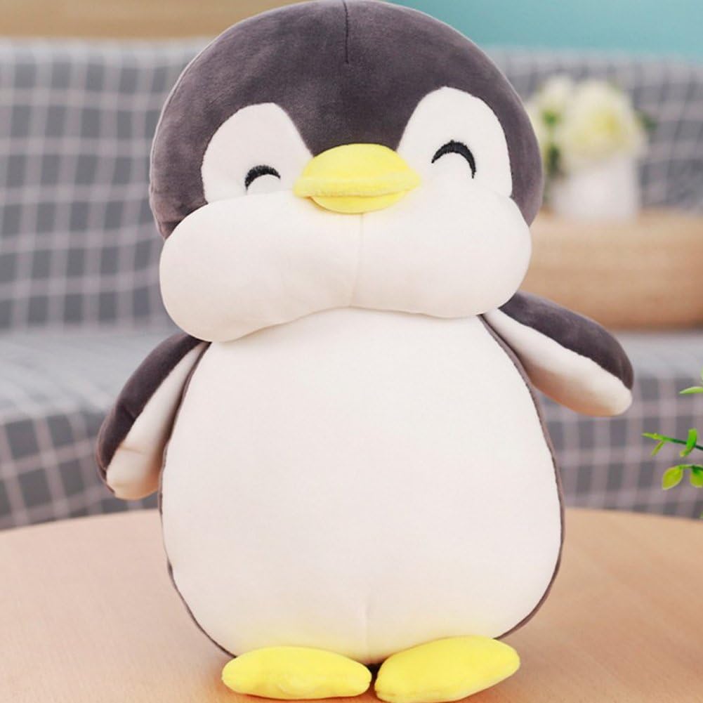 12 Inch Gray Stuffed Penguin Plush Toy 1