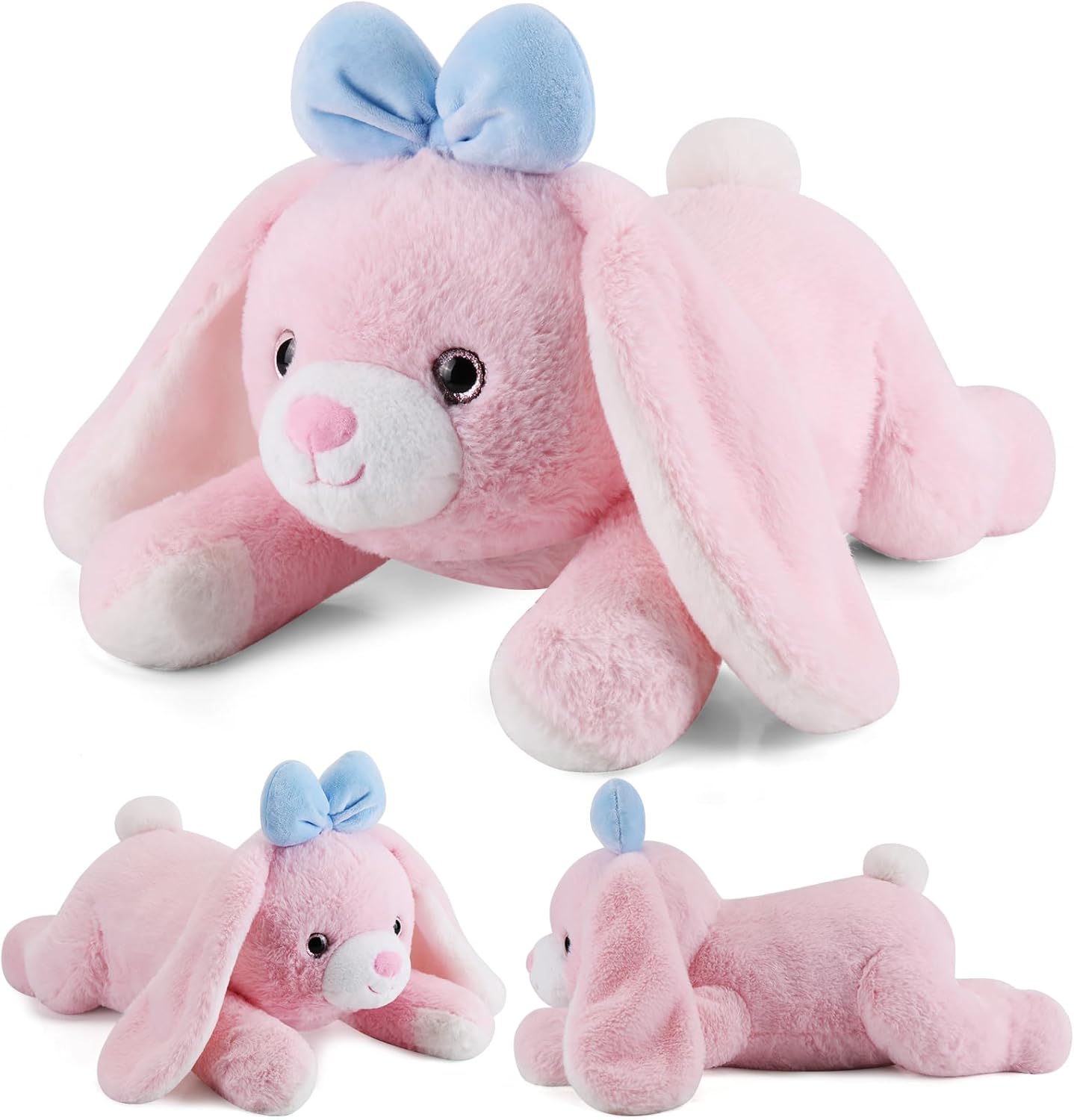 Meowtastic Easter Bunny Weighted Plush Pillow