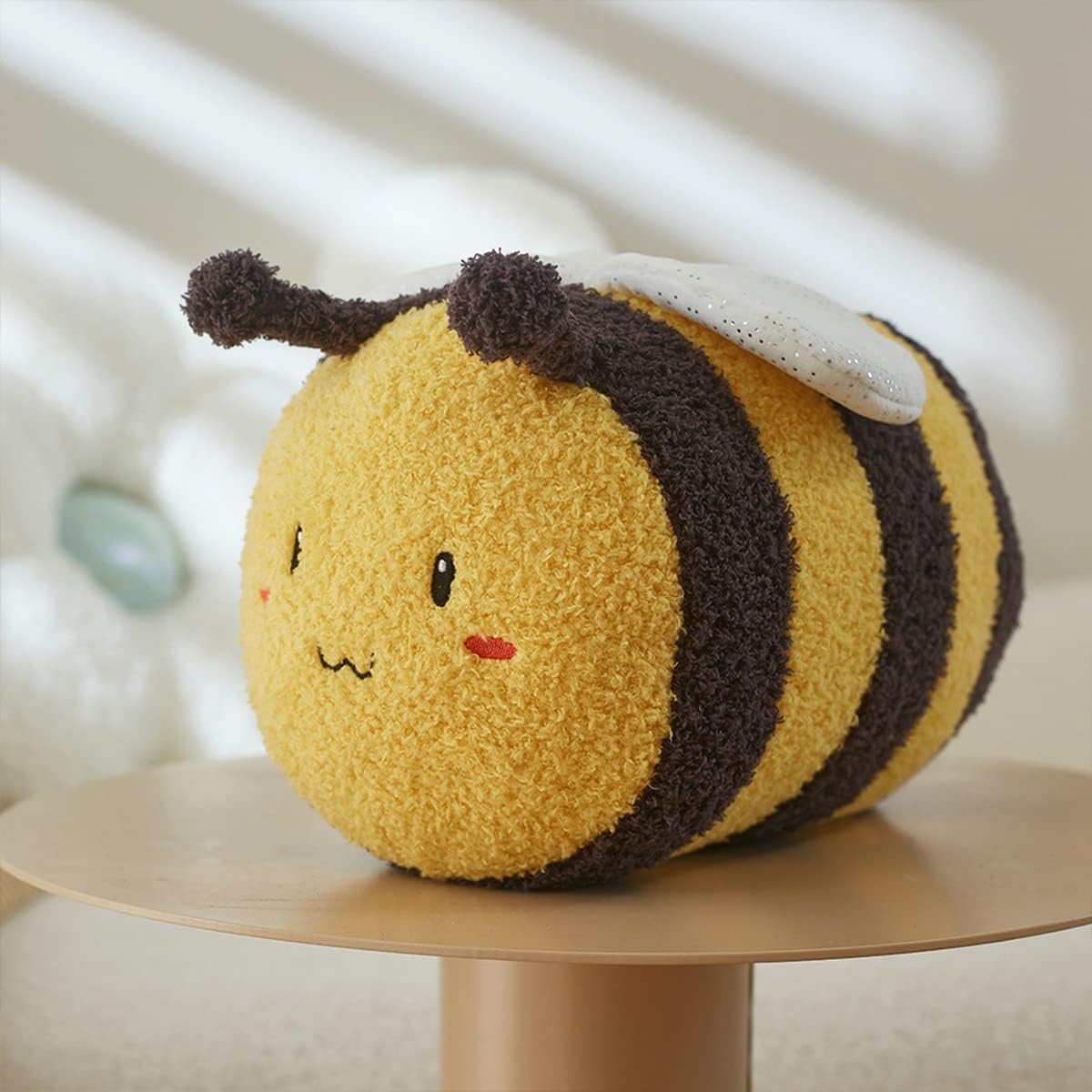 ARELUX 14in Plush Bumblebee Pillow Toy
