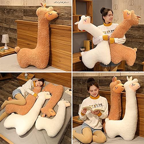 Soft Plush Alpaca Pillow for Hugging
