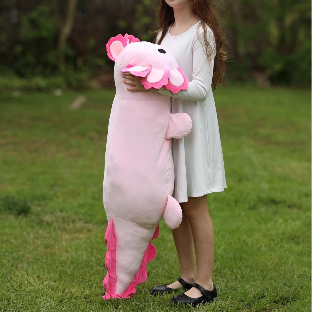 MaoGoLan 47 Inch Giant Axolotl Plush Pillow