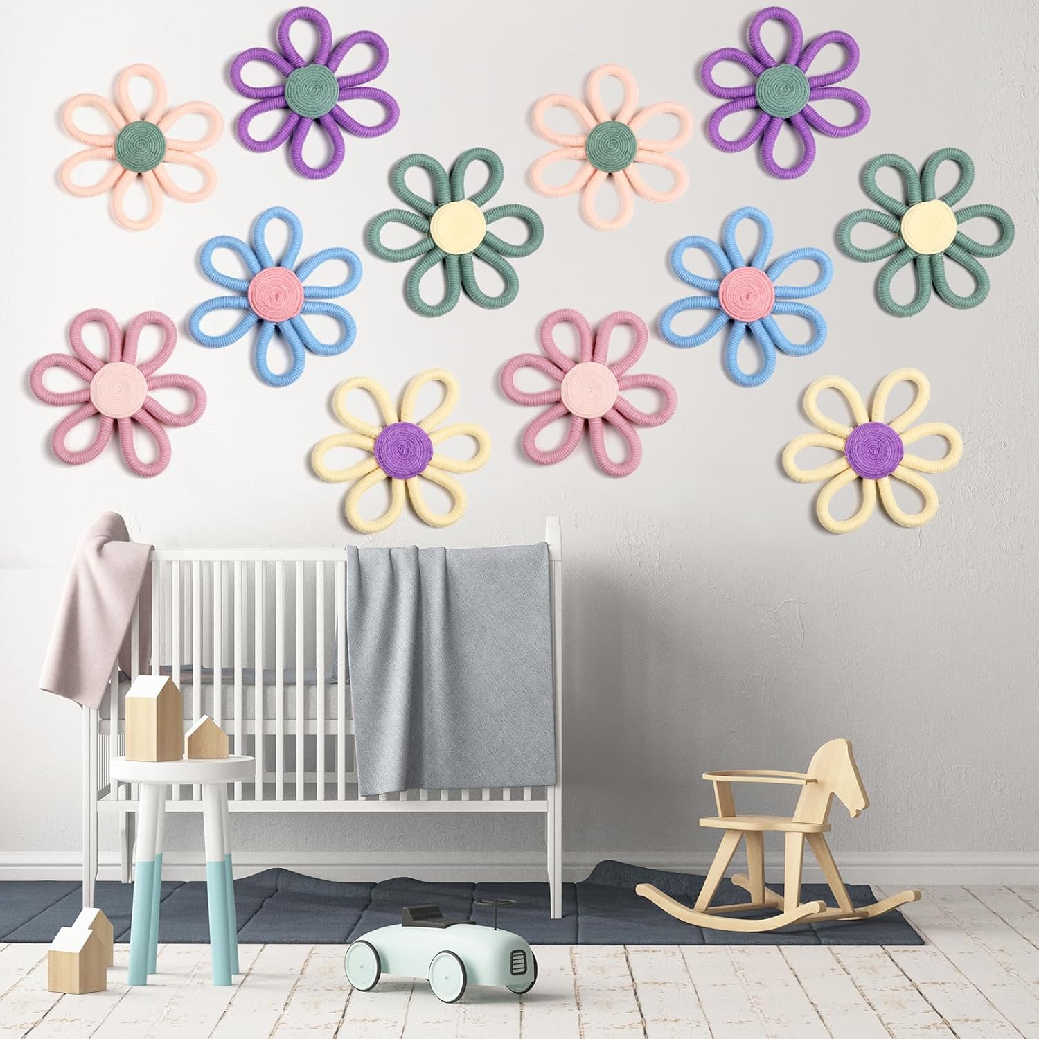 Ripeng 6 Pcs Boho Wall Decor for Girls