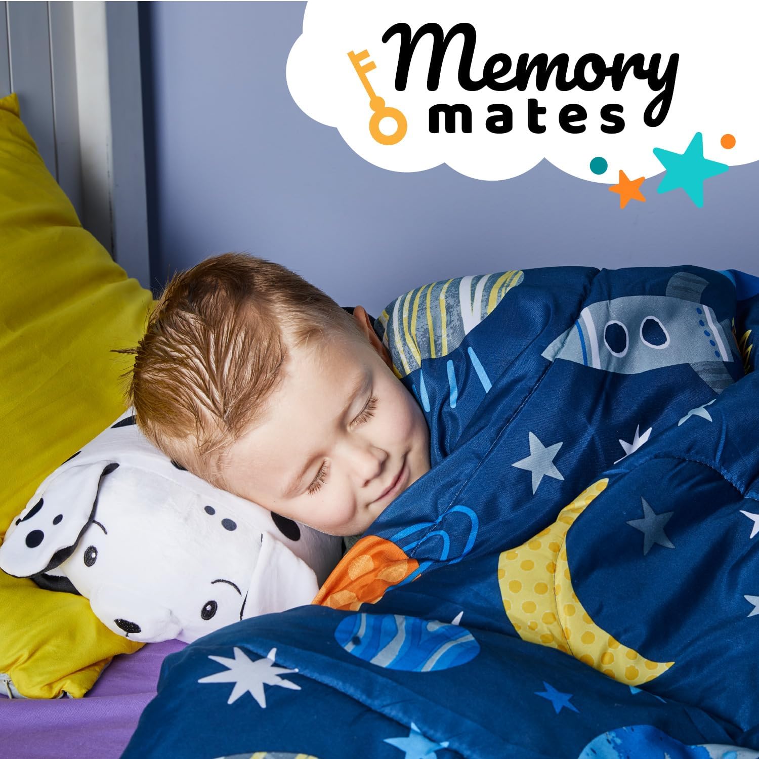 Memory Mates Cuddly Pillow Plush with Belly Pocket