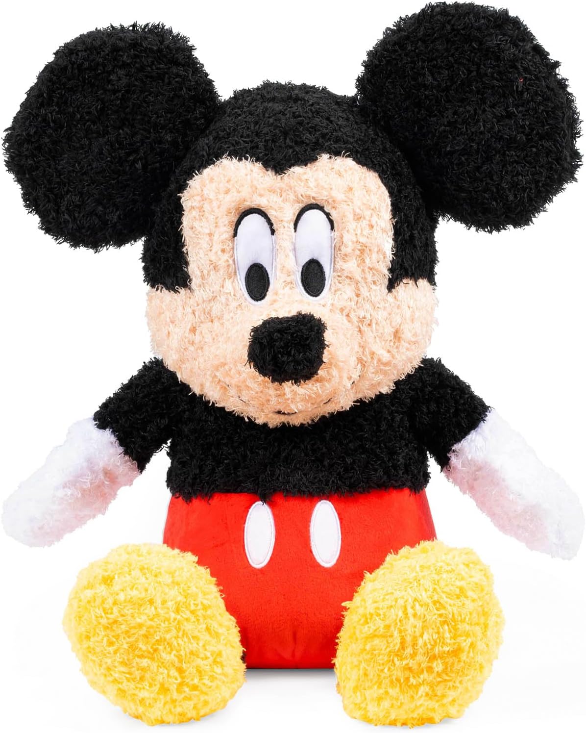 Jay Franco Disney Plush Pillow Buddy - Mickey Mouse 15 Inches Black