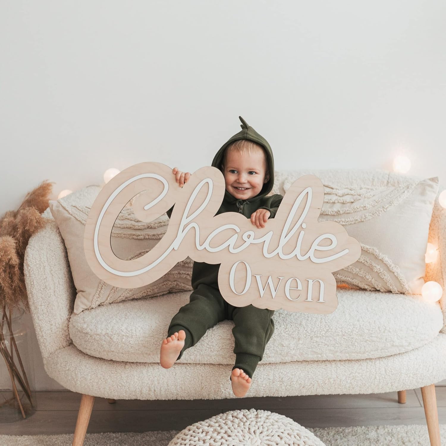 Custom Wooden Baby Name Sign