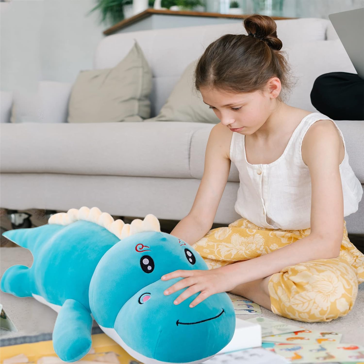 Soft Dinosaur Plush Pillow Toy