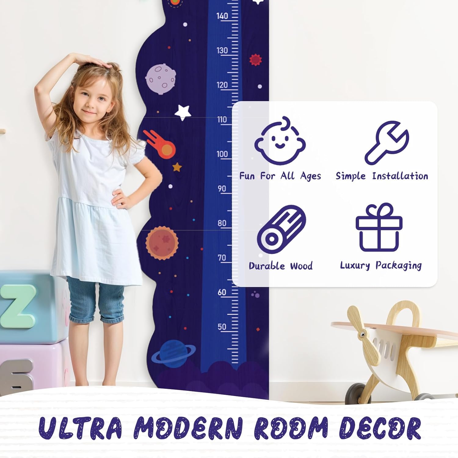 Personalized Name Growth Chart for Wall 1