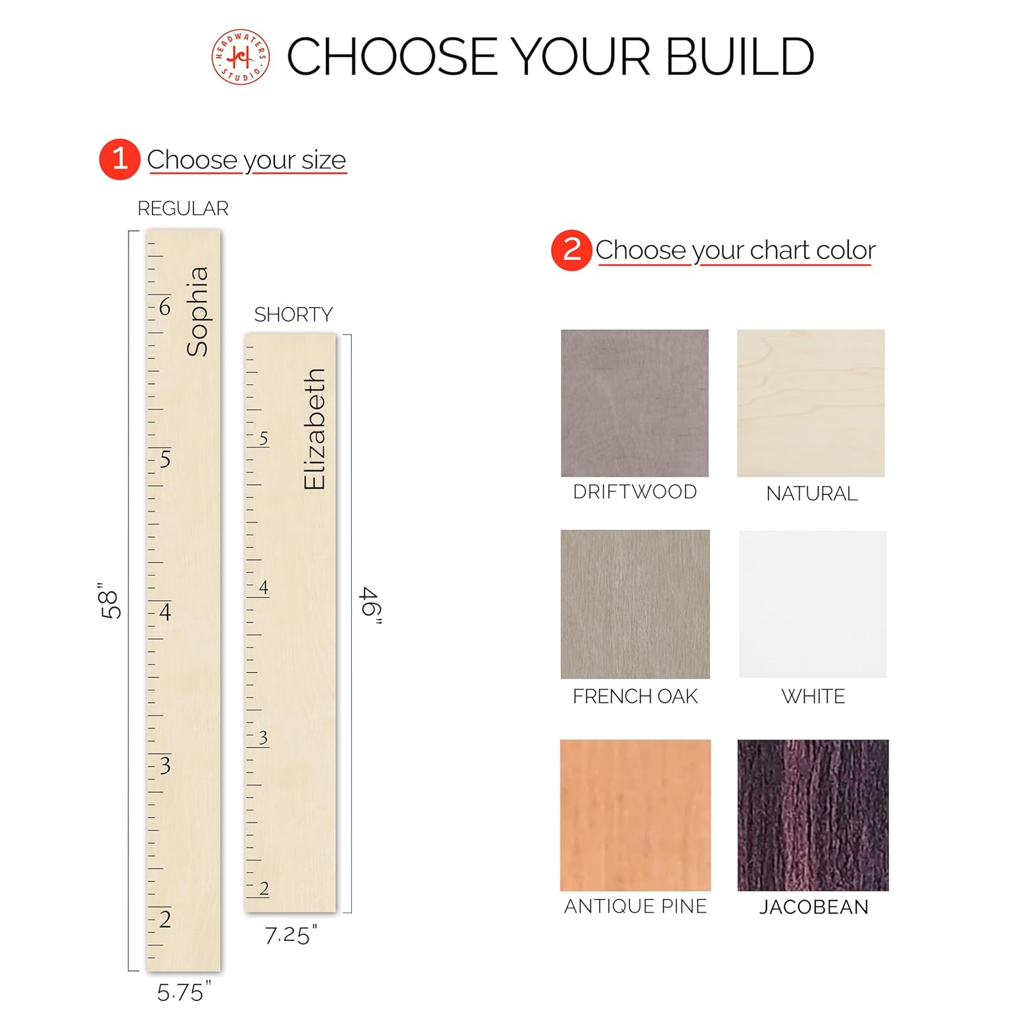 Personalized Growth Chart for Kids Wall