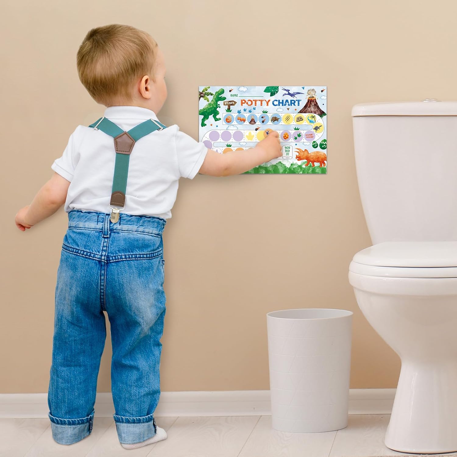 Wernnsai Potty Training Chart for Boys 1
