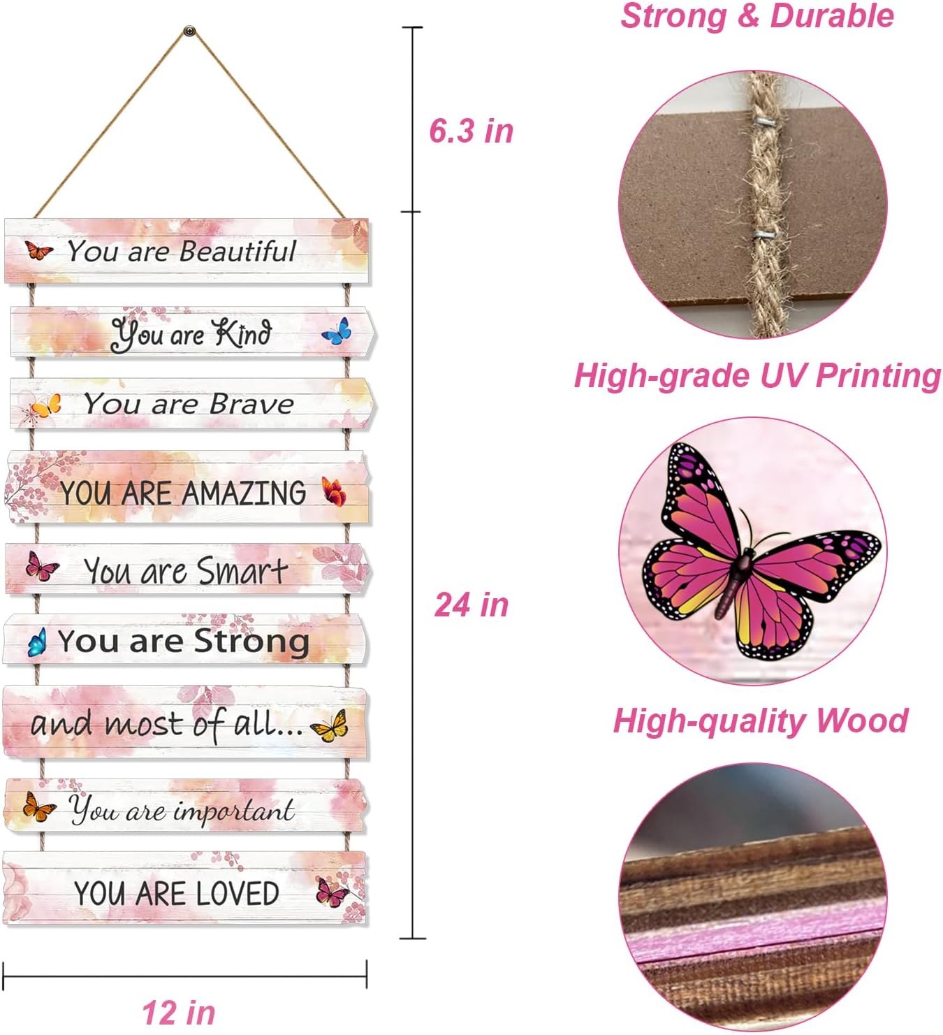 Butterfly Wall Decor for Girls Room