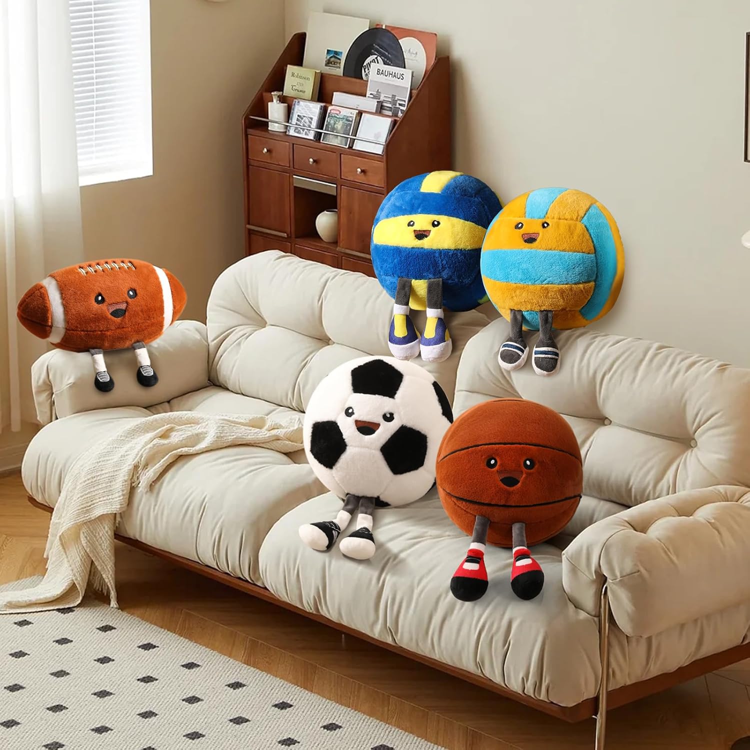 Stepxi Soccer Ball Plush Pillow