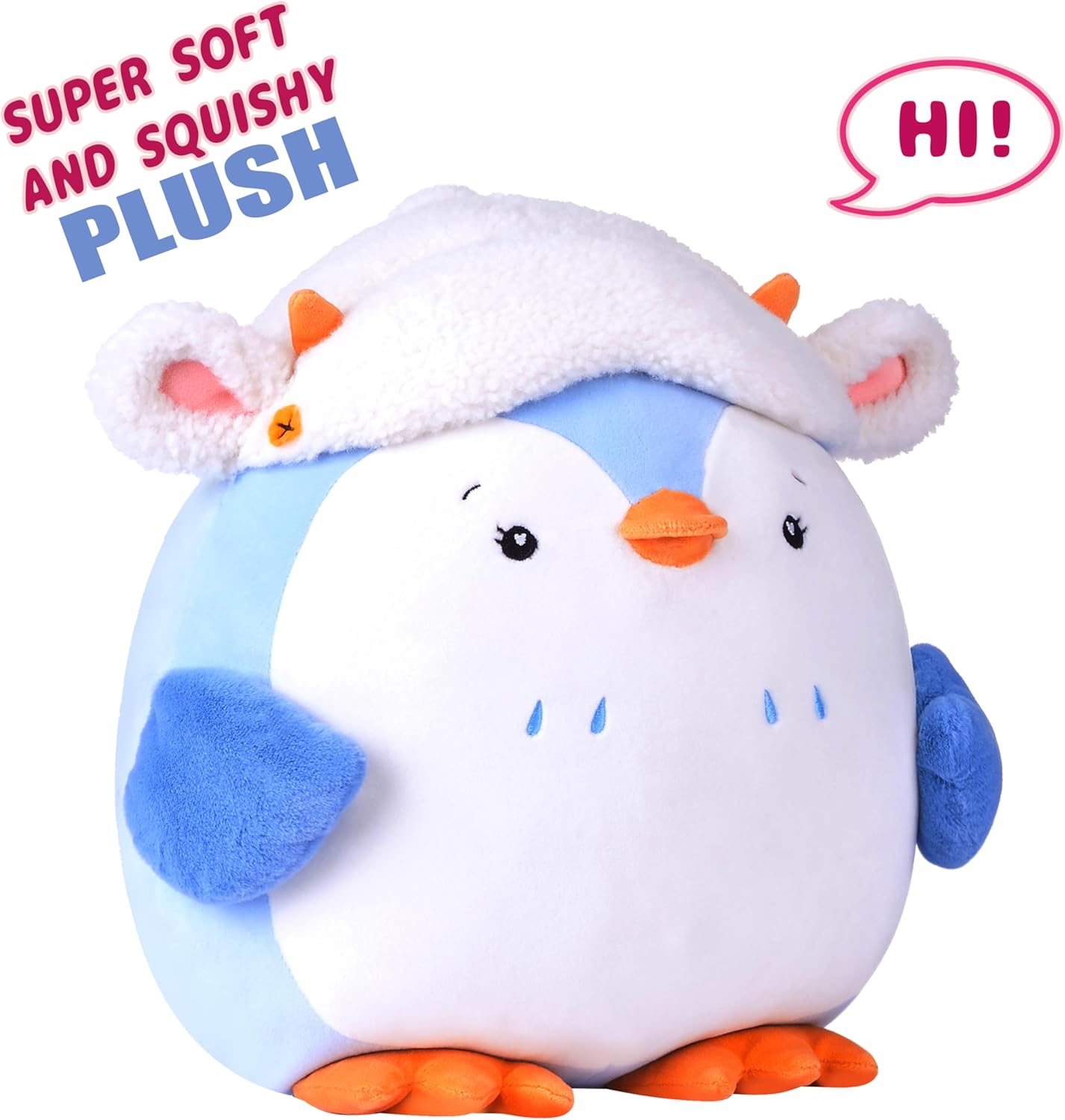 Large Penguin Plush Pillow Toy 12 Inch