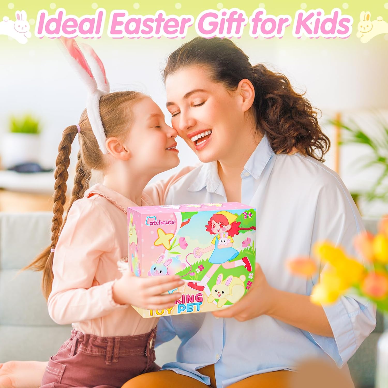 CatchCute Plush Interactive Bunny Toy