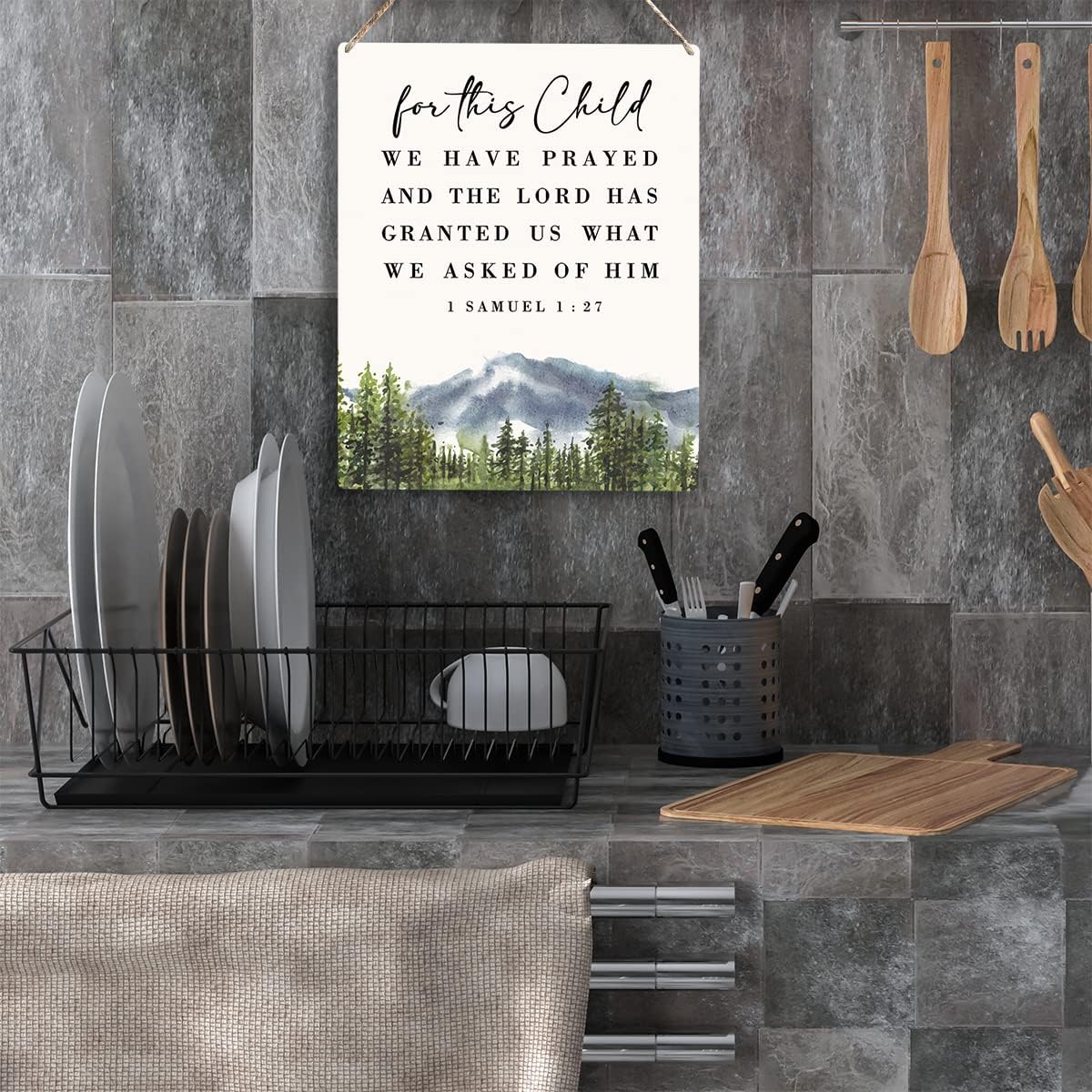 YCYD Inspirational Nursery Wall Art Sign for Kids