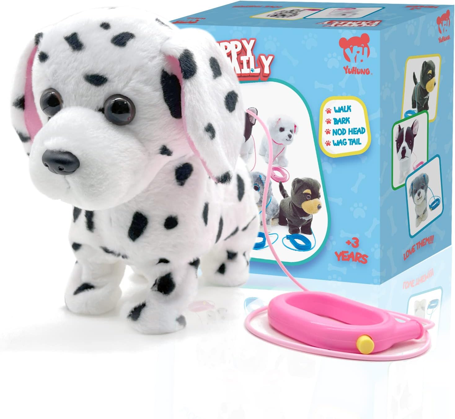 YH YUHUNG Interactive Plush Dog Toy for Kids