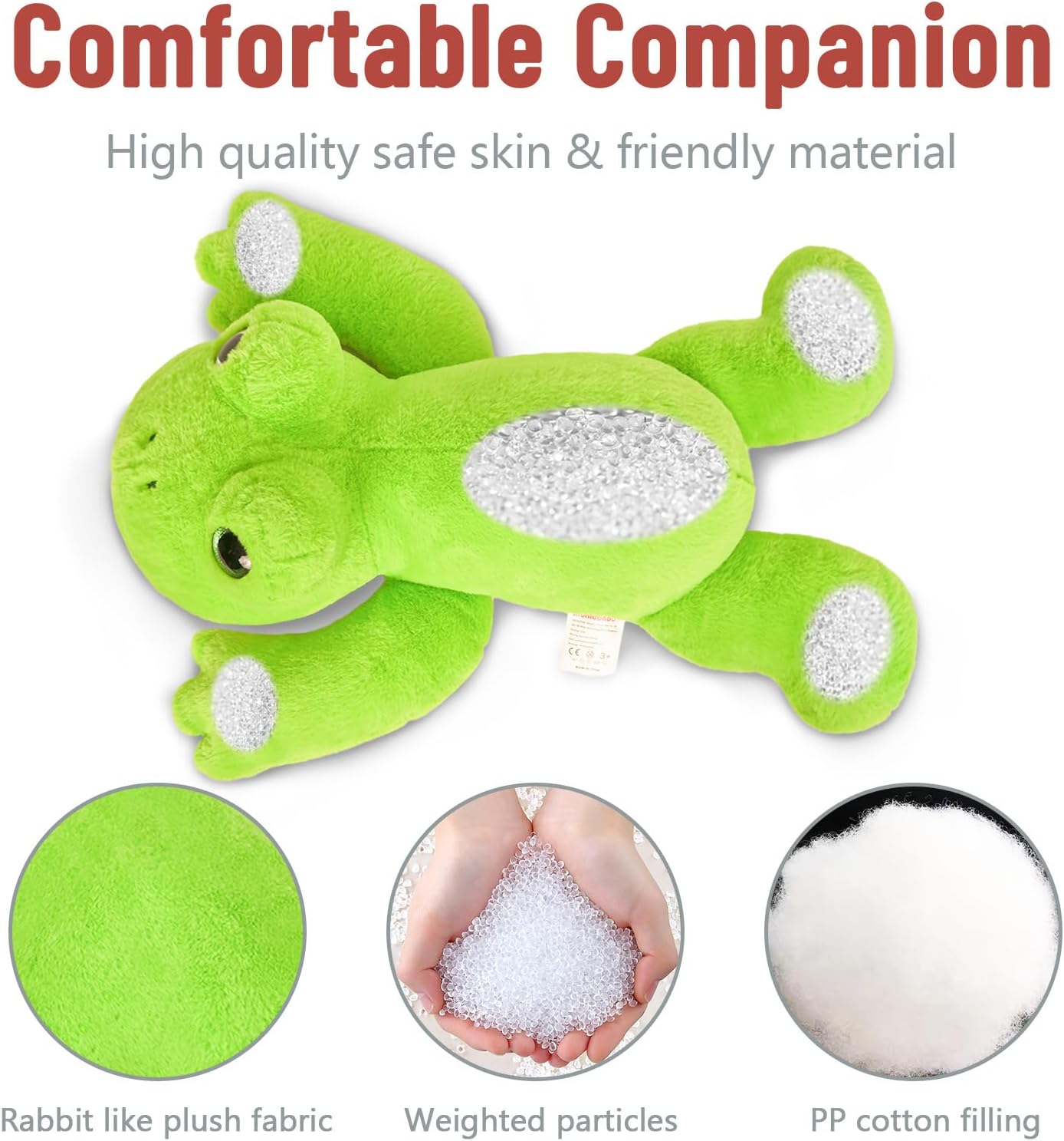 Niuniu Daddy 20 Inch Weighted Plush Frog Toy