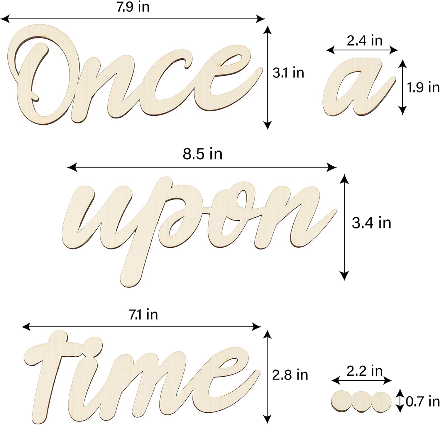 Once Upon a Time Wall Sign Decor