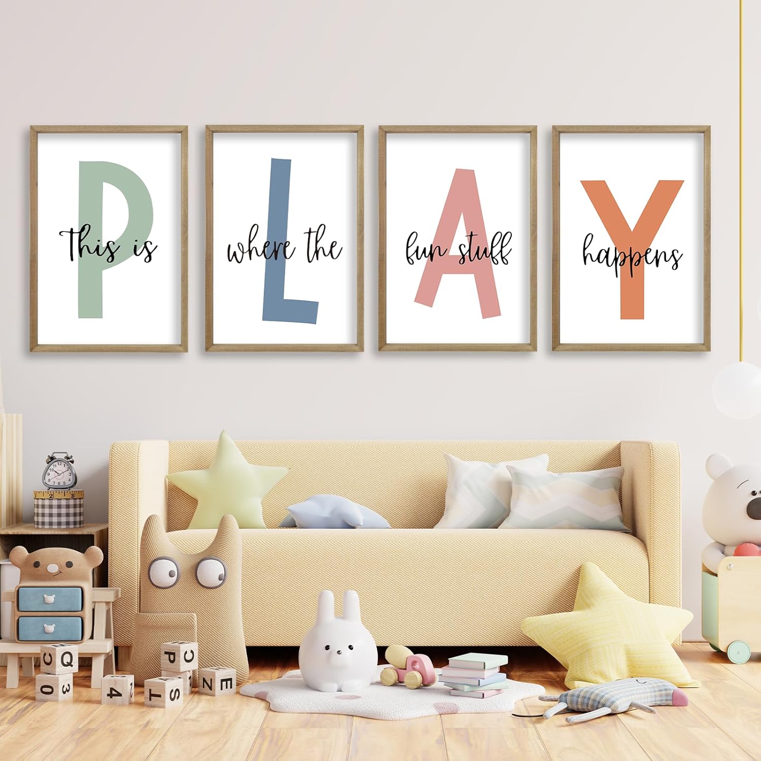 This Is Where The Fun Stuff Happens Wall Art Set
