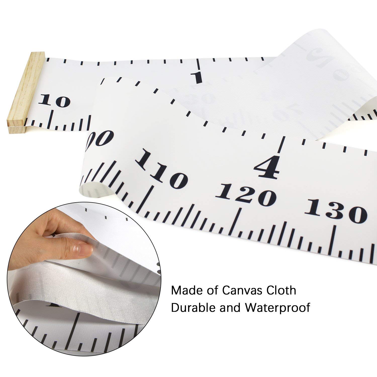 Mibote Baby Growth Chart Wall Decor