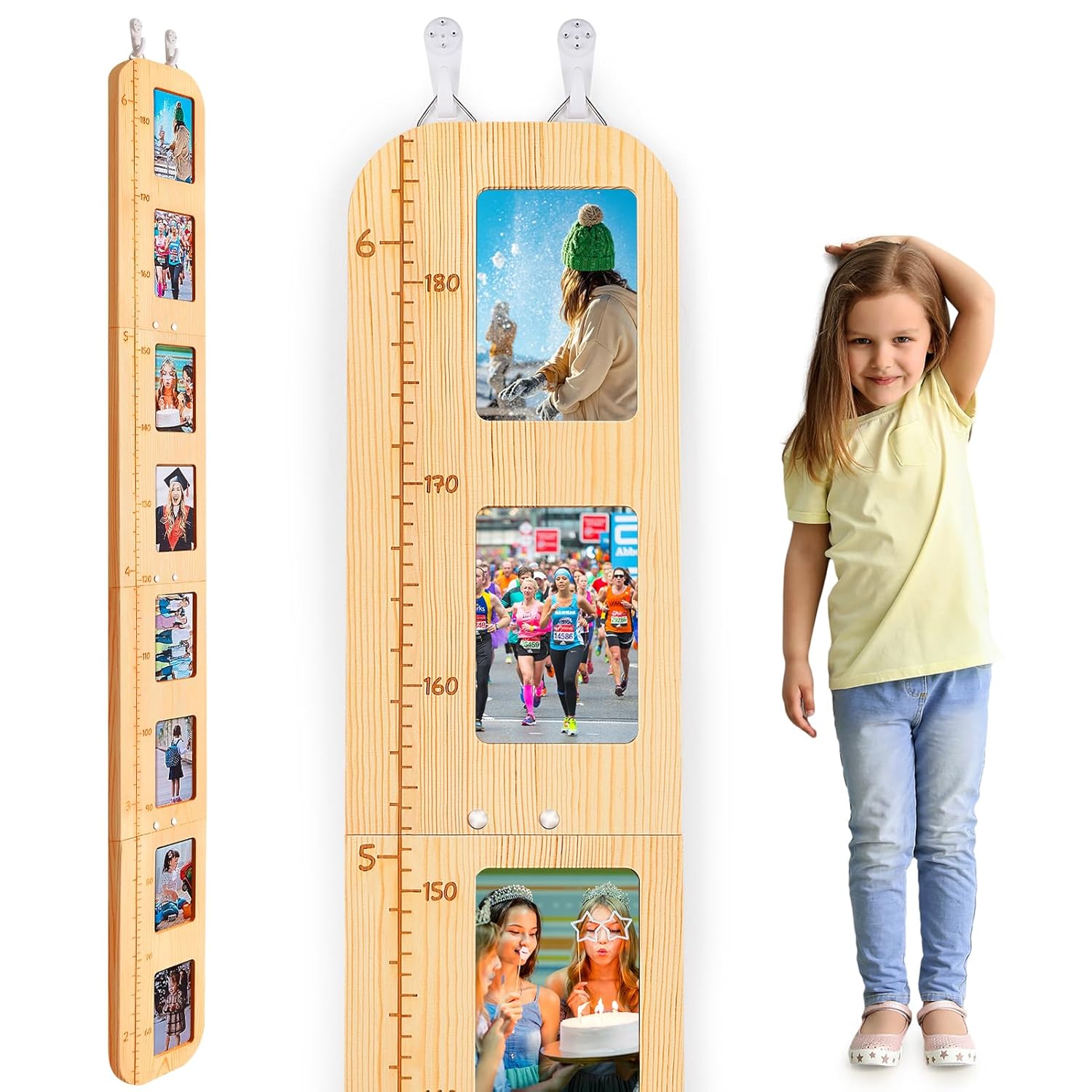 Basumee Growth Chart for Kids Wall Decor
