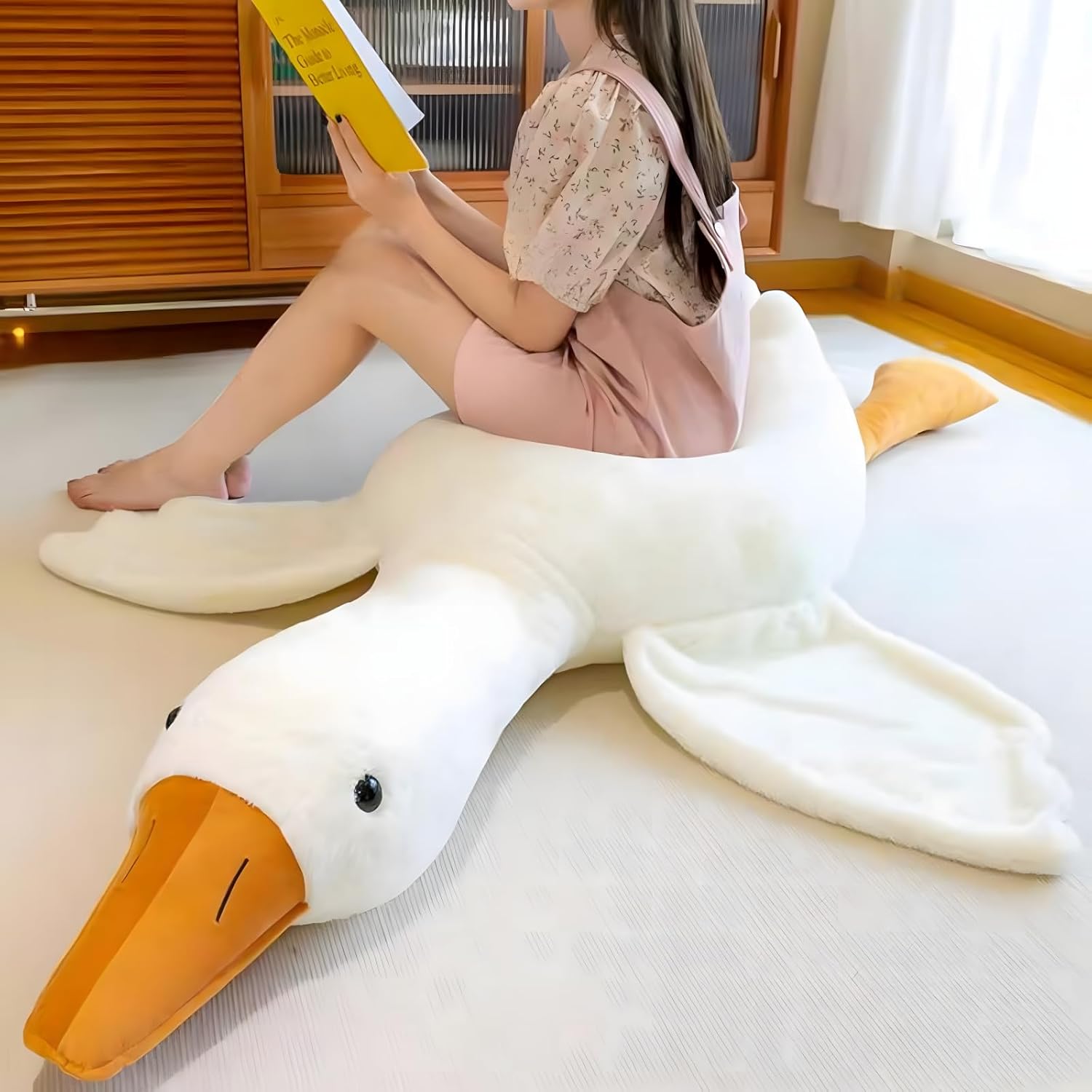 Ryttir Giant Goose Plush Pillow