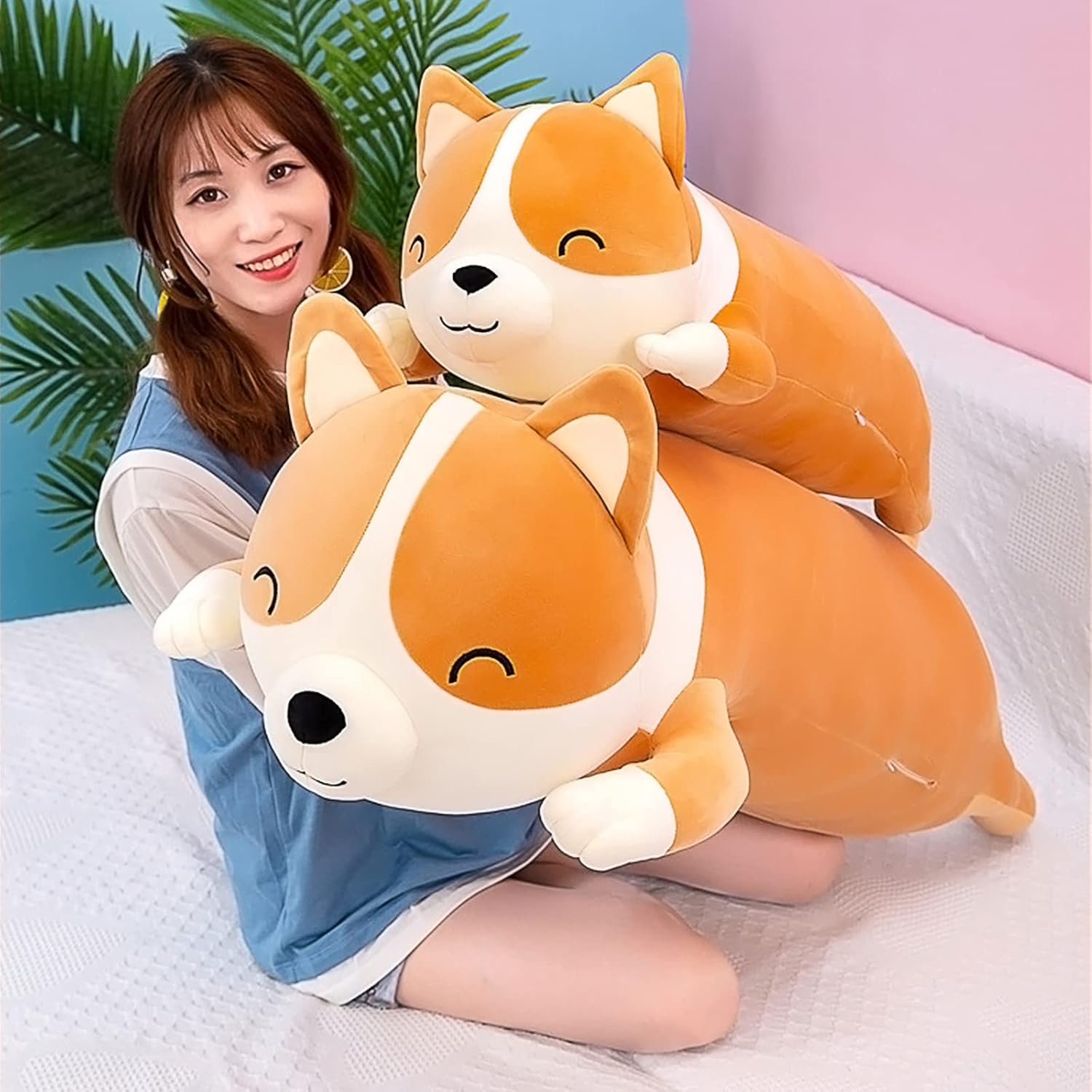 Shiba Inu Plush Pillow Stuffed Animal 394inch