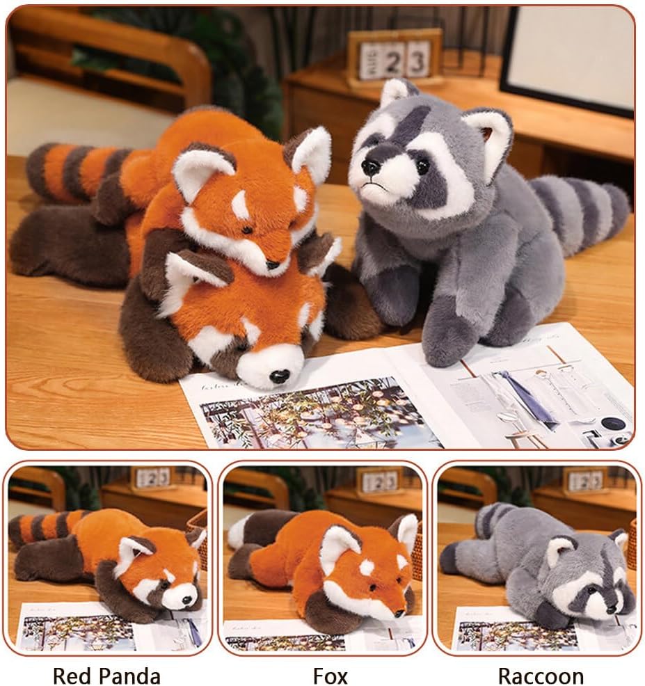 Weighted Raccoon Plush Toy 17 Inch