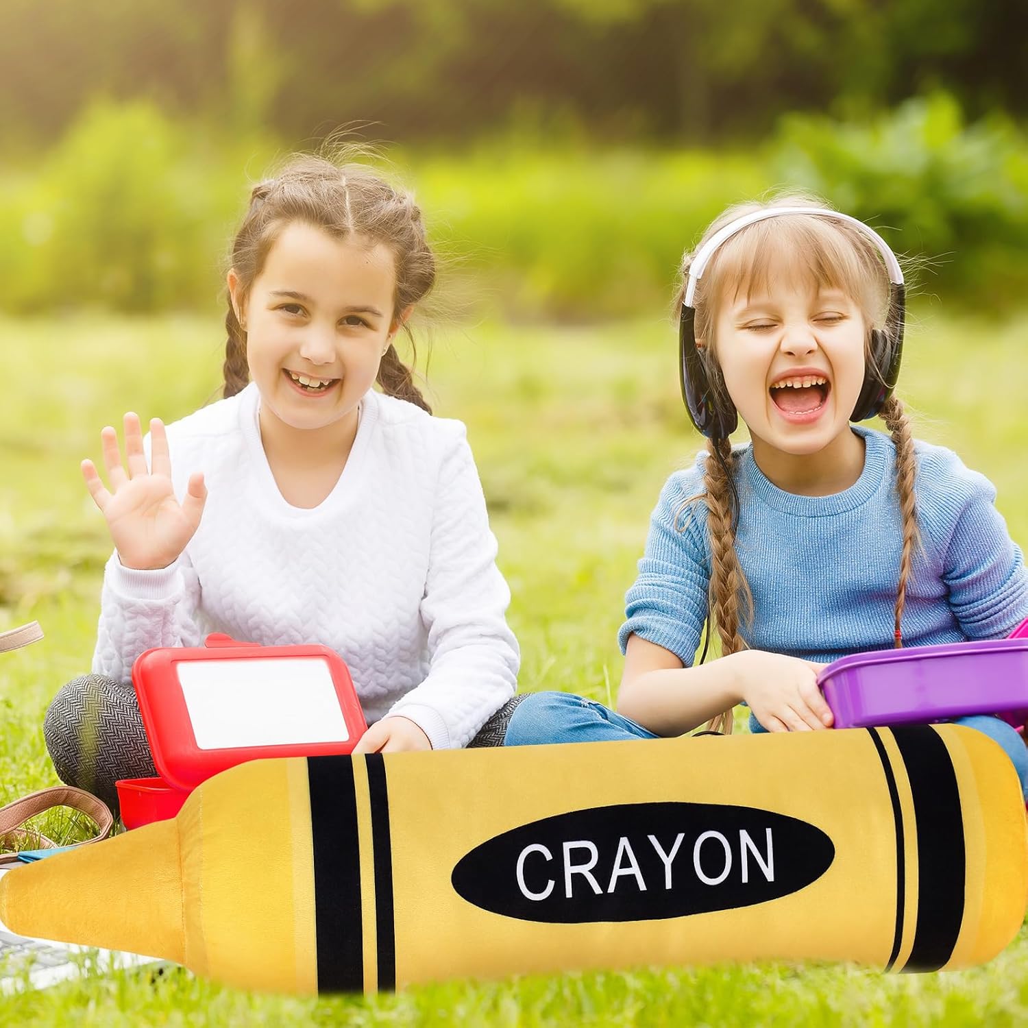 30 Inch Crayon Shaped Plush Pillow 1
