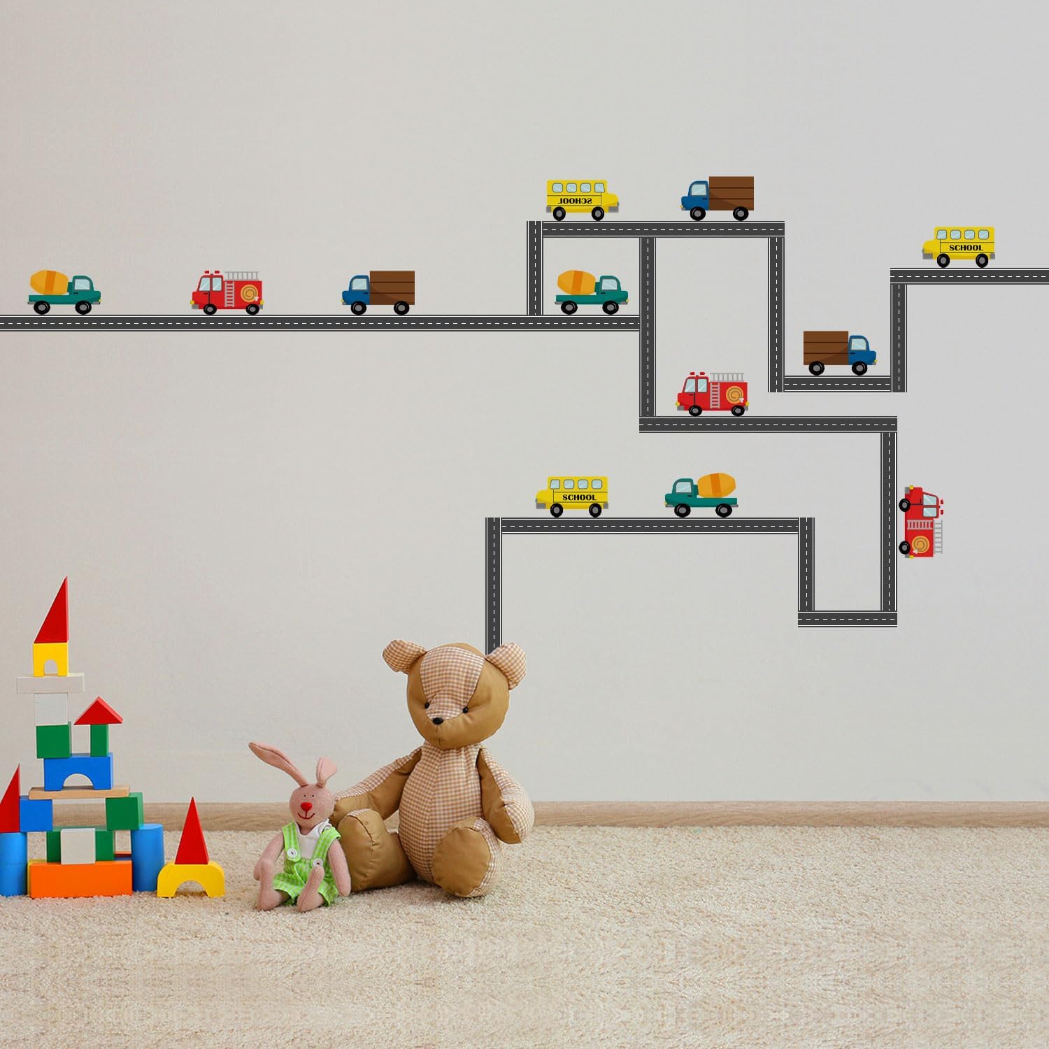 QUCHENG Wall Border Stickers Decals