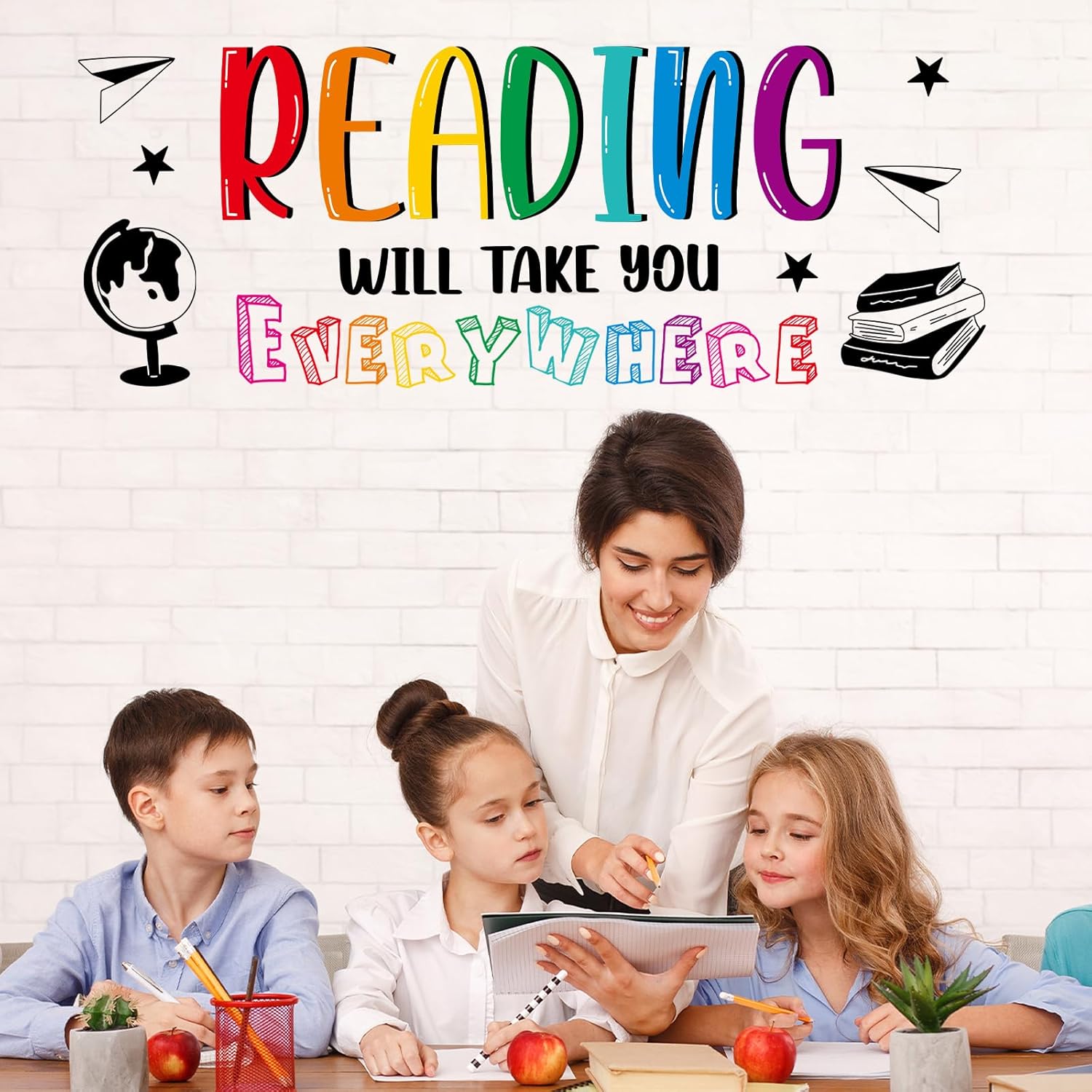 Reading Wall Stickers Classroom Decor