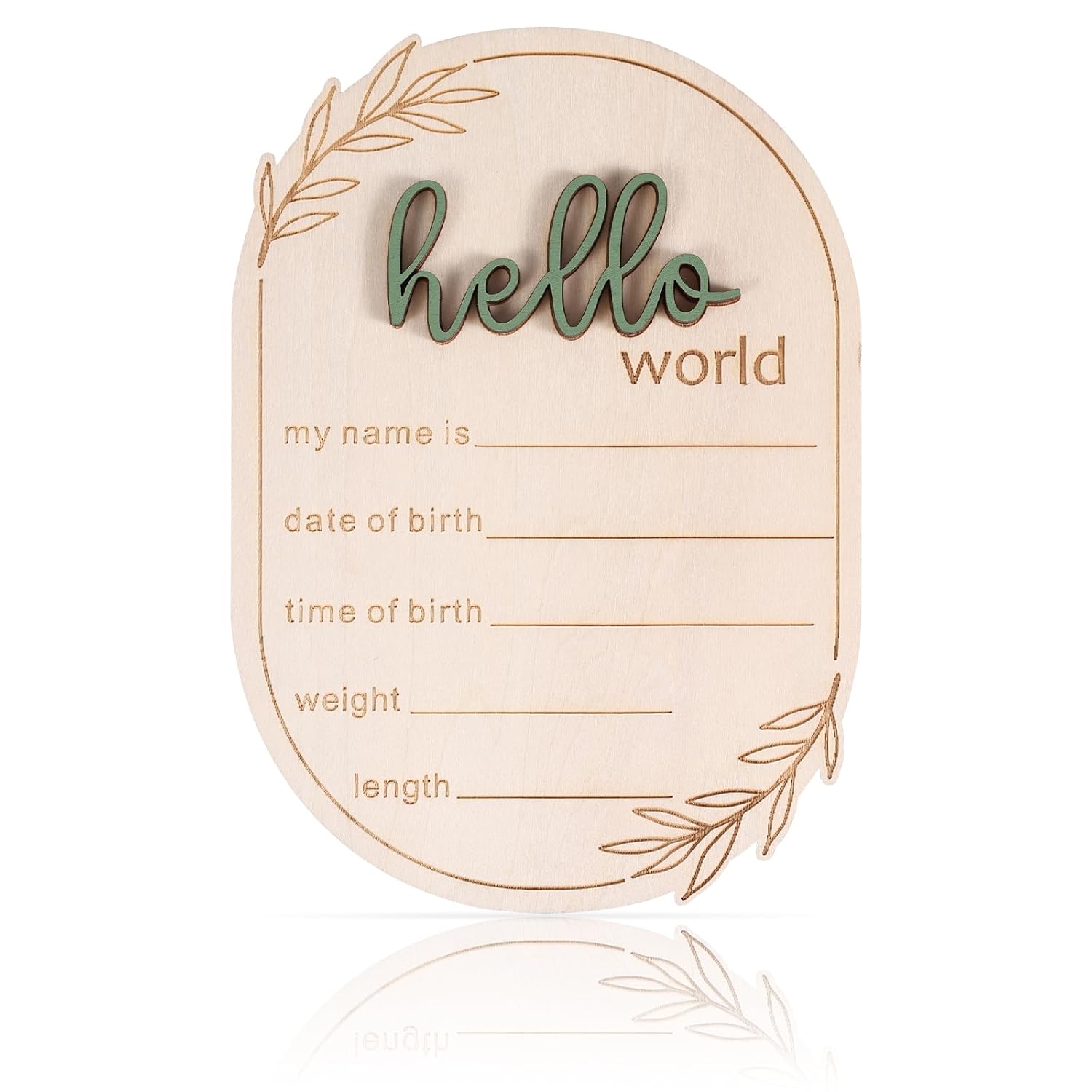 Gosknor Baby Announcement Wall Plaque