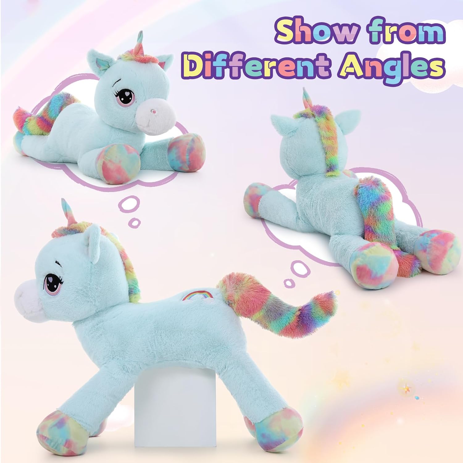 MaoGoLan 43 Big Unicorn Plush Pillow