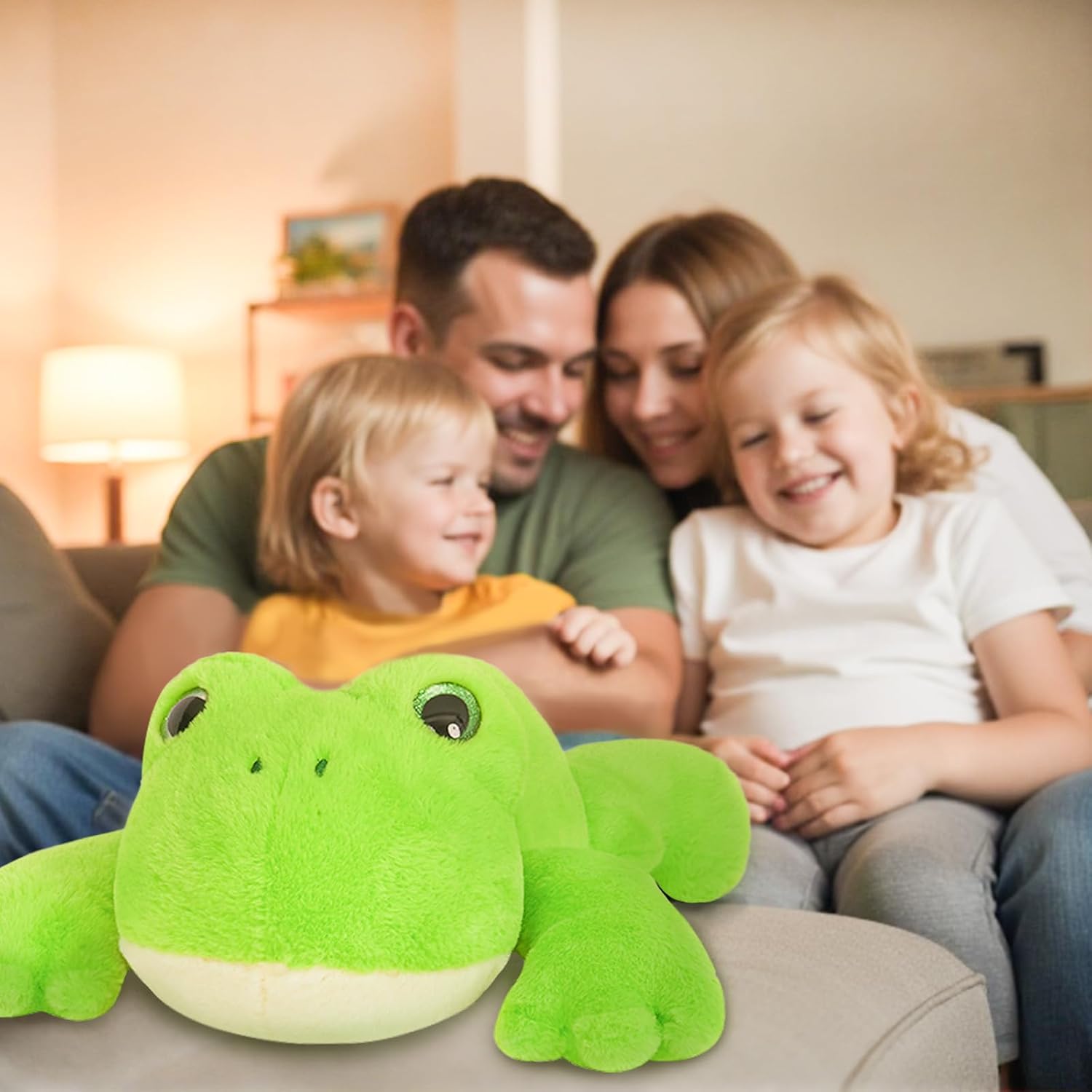 Niuniu Daddy 20 Inch Weighted Plush Frog Toy