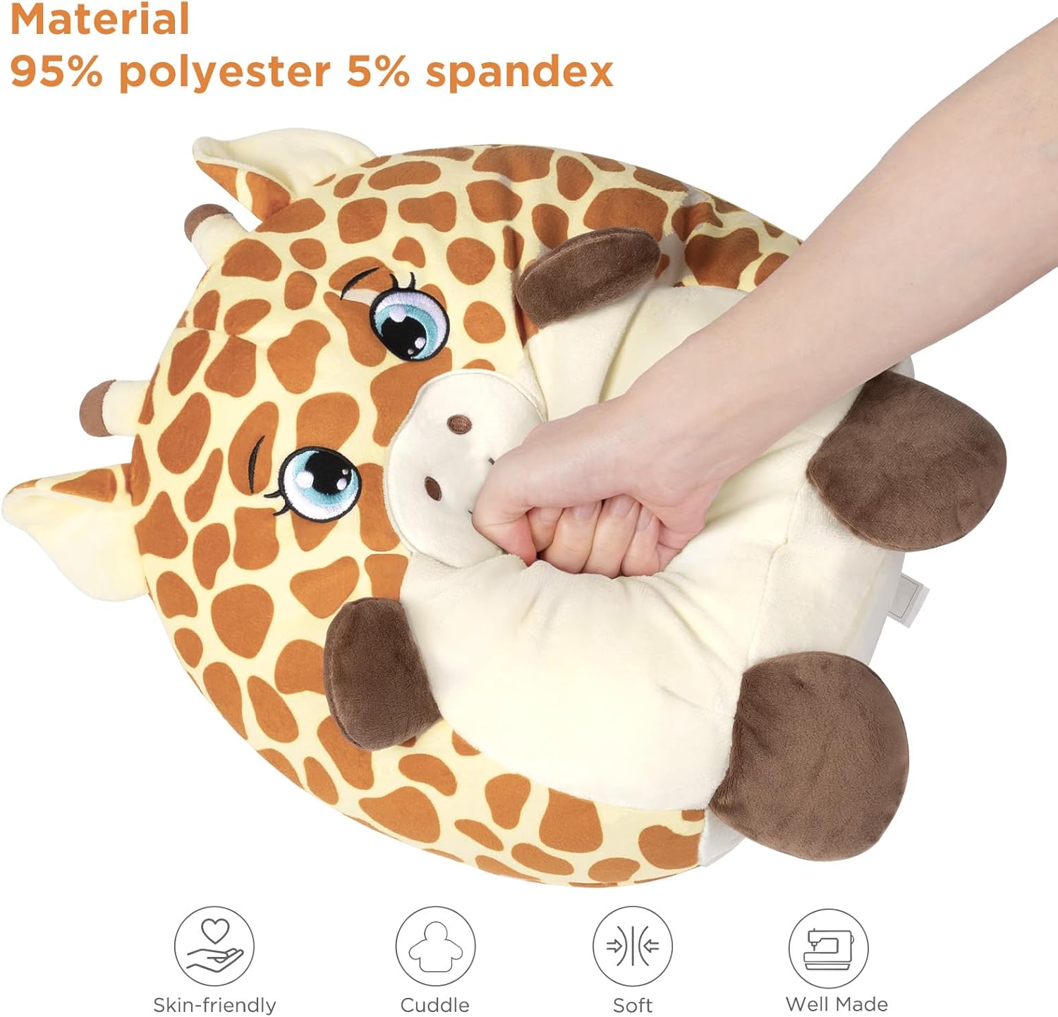 GAGAKU Cute Giraffe Plush Pillow for Kids and Girls